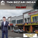 Taman Bestari Indah (Ulu Tiram) Shop For Rent. Ground Floor Unit  . ✅ 22x70 (1540 sq.ft)