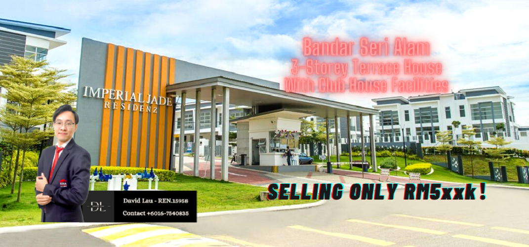 Imperial Jade Residenz 3Storey Terrace House Bandar Seri Alam