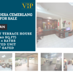 #Taman_Desa_Cemerlang Double Storey Terrace House,Guard & Gated ,Full Extend, #Full_Loan