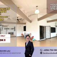 Tun Aminah 2-Storey Ocnrer Lot Terrace House @Skudai at Taman Ungku Tun Aminah, 81300 Skudai, Johor, Malaysia for 770000