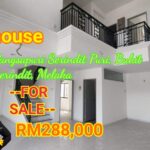 Penthouse unit Pangsapuri Serindit Puri, Bukit Serindit, Melaka --FOR SALE--  Selling at RM288k