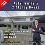 #Pulai_Mutiara @ 2-Storey Brand new House For Sale. Kangkar Pulai @ Pulai Scientex Guard & Gated