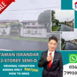 JB Town Area,Super Sale Semi-D🔥🔥🔥 High Loan,Low Downpayment . Taman Iskandar Semi-D House #JB_Town Area @ High Loan  Offer To Let Go  ✅Freehold @ #Semi_D House  ✅ 4 rooms 3 bathrooms  ✅ Land Area 3600 sq.ft  ✅ 40x90 sq.ft ✅ Original Condition ✅ Guard & Gated . Asking Only Rm720k View To Nego  . * 5 mins to Mid Valley South Key  * 5 mins to CIQ, City Square, JBCC  . Contact Dennis : 016-7991004 http://dennispeh.wasap.my  http://dennispeh.wasap.my  http://dennispeh.wasap.my  . We Provide -Free Property Valuation  -Property Management  -Portfolio Management  -Loan Application & Properties Transfer